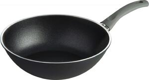 BALLARINI Wok Padella Antiaderente Induzione in Alluminio 28 cm colore Nero Lazise