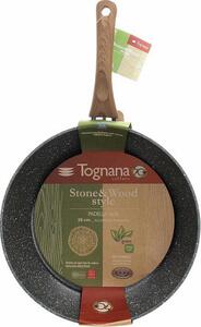 Tognana Wok Padella Antiaderente Induzione in Alluminio 32 cm Stone & Wood