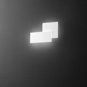 Applique Moderna Quantic Alluminio Bianco Acrilico Led 23W 3000K