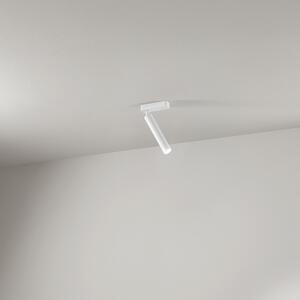 Spot Moderno Bambù Metallo Bianco Led 10W 3000K
