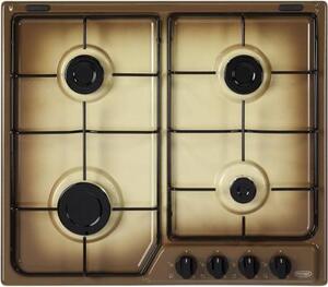 De Longhi YTF 46 ASV Piano Cottura 4 Fuochi a Gas 60 cm colore Terra di Francia
