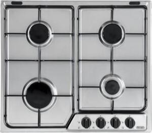 De Longhi YAF 46 ASV Piano Cottura 4 Fuochi a Gas 60 cm colore Inox