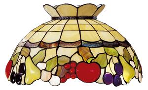 Paralume Tiffany In Vetro Decorato Multicolor D. 45Cm