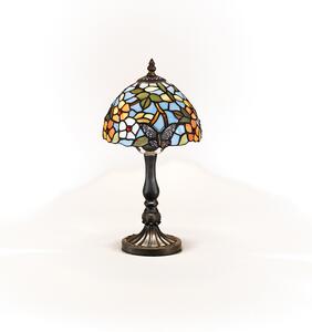 Paralume Tiffany Vetro Decorato Multicolor D. 20Cm