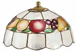 Paralume Madreperla Decorato Multicolor D. 22Cm