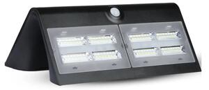 Lampada da parete solare a LED con sensore LED/7W/3,7V 4000K IP65 nero