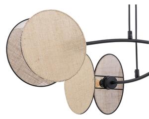 Lampadario a sospensione con filo MOTIF 4xE14/10W/230V beige