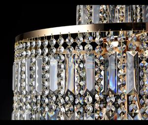Maytoni Lampadario per interni con cristalli e struttura in metallo Niagara Cristallo,Metallo Oro E14 60W 16 Lampadine