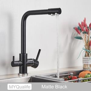 Rubinetto da cucina - Miscelatore monocomando - Acqua calda e fredda - Montaggio a filo - Ottone - Cartuccia in Vetroceramica - Bocchello orientabile - Verde scuro