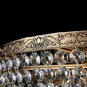 Maytoni Lampadario in stile classico con pendenti in cristallo Palace Cristallo,Metallo Oro E27 60W 14 Lampadine