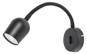 Rabalux 73113 - Faretto da parete LIANET 1xGU10/15W/230V nero