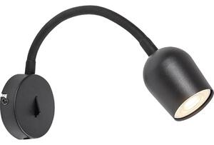 Rabalux 73113 - Faretto da parete LIANET 1xGU10/15W/230V nero