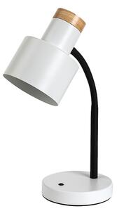 Rabalux 74098 - Lampada da tavolo PASTRO 1xE27/20W/230V bianca
