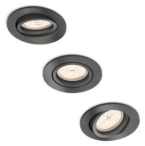 Philips 50393/99/PN - KIT 3x Lampada da incasso MYLIVING DONEGAL 1xGU10/5,5W/230V