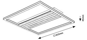 Rabalux 71458 - Plafoniera LED NOXELLE LED/30W/230V 3000/4500/6000K