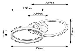 Rabalux 71479 - Plafoniera LED dimmerabile SERAPHIEL LED/38W/230V 3000-6500K 60x35 cm + telecomando