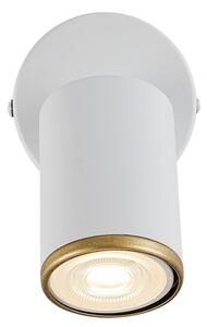 Rabalux 73104 - Faretto da parete NOLIE 1xGU10/15W/230V bianco