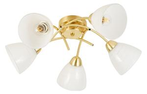 Lampadario a soffitto CLARA 5xE27/15W/230V, finitura oro
