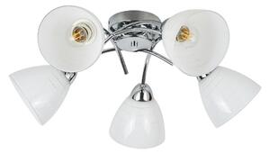 Lampadario da soffitto CLARA 5xE27/15W/230V cromato lucido