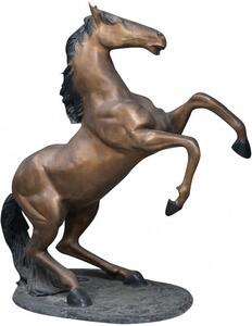 Cavallo in fusione di bronzo L125xPR62xH154 cm
