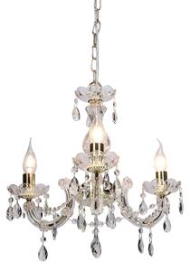Lampadario a sospensione con catena MARIA TERESA 3xE14/40W/230V