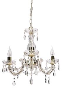 Lampadario a sospensione con catena MARIA TERESA 3xE14/40W/230V