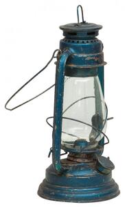 Vecchia lanterna a petrolio in metallo L15xPR15xH32 cm finiture assortite
