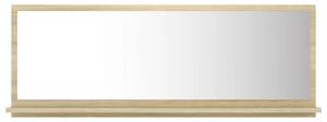 Specchio da Bagno Rovere Sonoma 100x10,5x37cm Legno Multistrato