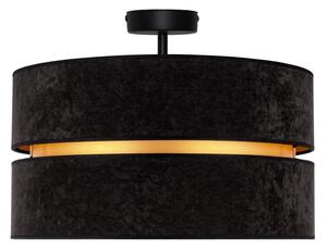 Duolla - Lampadario a plafone DUO 1xE27/15W/230V diametro 40 cm nero/oro
