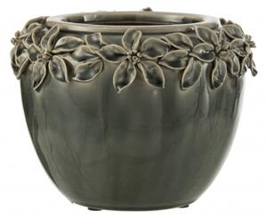 Florai L - Portavaso In Ceramica Grigio