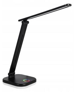 Lampada da tavolo dimmerabile LED RGBW con ricarica wireless LED/7W/5V USB nera