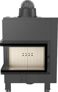 Inserto camino in acciaio KRATKI MBM sinistro 10 kW Ø 200