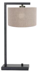 Steinhauer - lampada da tavolo - Stang - nero - lino metallo - lampada d'atmosfera - E27 - 7119ZW