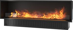 Caminetto a Vapore Acqueo da Incasso Invapo Inside 1800 - Fiamma Multicolore, Effetto 3D e Controllo App, Serbatoio 3.6l - 183cm Autorefill