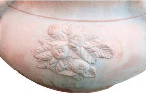 Vaso invecchiato, in terracotta toscana 100% Made in Italy interamente Lavorata a Mano diam.60xH44 cm