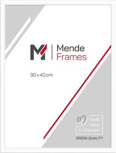Cornice per foto MendeFrames H011 Bianca 20x30 cm con vetro antiriflesso