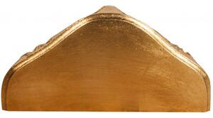 Mensola a muro in legno finitura foglia oro anticato Made in Italy