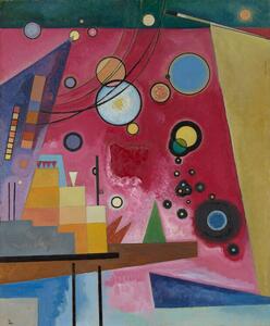 Riproduzione Heavy red 1924, Wassily Kandinsky