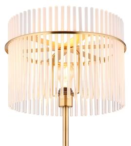 Globo 15698SM - Lampada con piedistallo GORLEY 1xE27/60W/230V oro