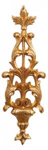 Fregio in legno finitura foglia oro anticato Made In Italy