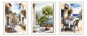 Quadri in set di 3 30x40 cm Tuscany