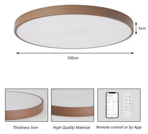 Brilagi-LED corpo illuminante dimmerabile POOL SMART LED/128W/230V 100 cm Wi-Fi Tuya + telecomando, marrone