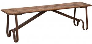 Panchina in legno e ferro L153XPR40XH46 CM