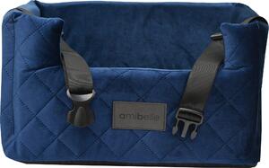 Seggiolino per cani Seggiolino per cani Velvet Blue M