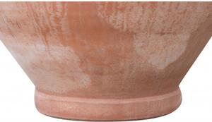 Giara liscia invecchiata, in terracotta toscana L90xPR90xH102 cm Made in Italy