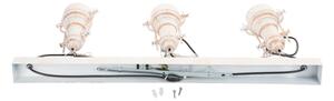 Brilagi - Lampadario a catena PYRONIC 3xE27/40W/230V crema/patina