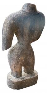 Statua corpo di donna in pietra
