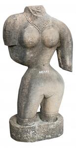 Statua corpo di donna in pietra