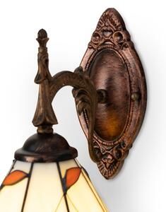 Brilagi - Applique Tiffany in vetro colorato FOLIA 1xE14/40W/230V