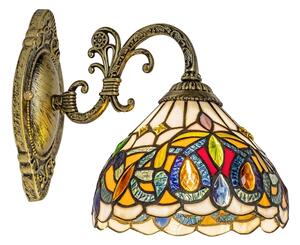 Brilagi - Lampada da parete Tiffany in vetro colorato LUISA 1xE27/40W/230V